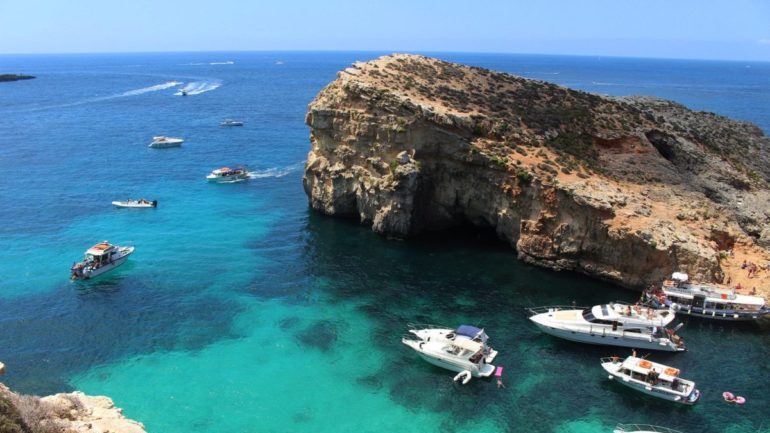 A view of Crystal Lagoon in Malta