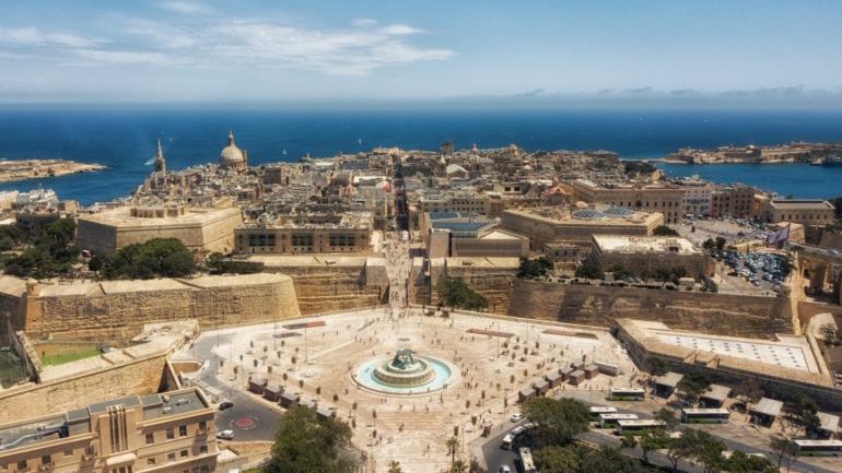 A view of the capital of Malta, Valletta