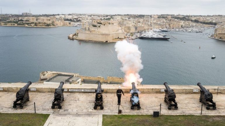 Saluting Battery in Valletta