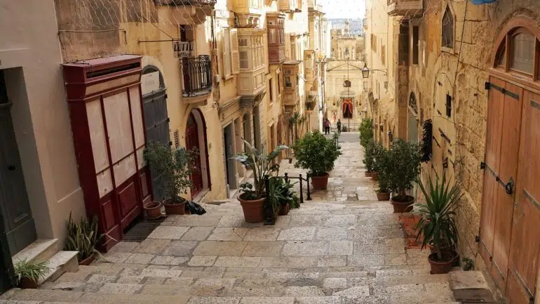 Valetta's streets