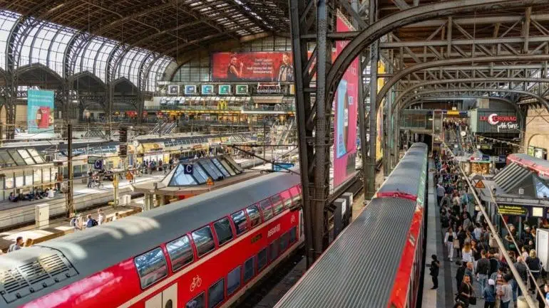 A Railway station in Germany