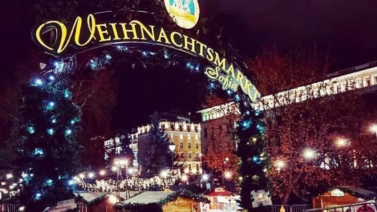 Christmas market in Sofia