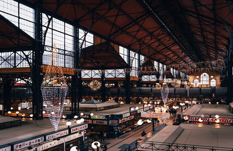 Central market hall in Budapest
