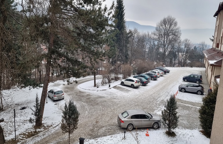 Parking of Hotel Spa Club Bor Velingrad