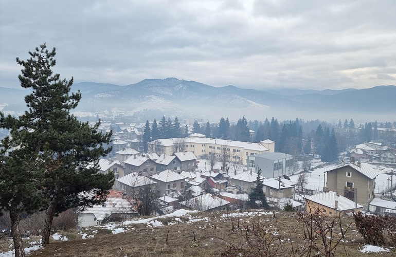 View of Velingrad and Rhodopes from Hotel Spa Club Bor