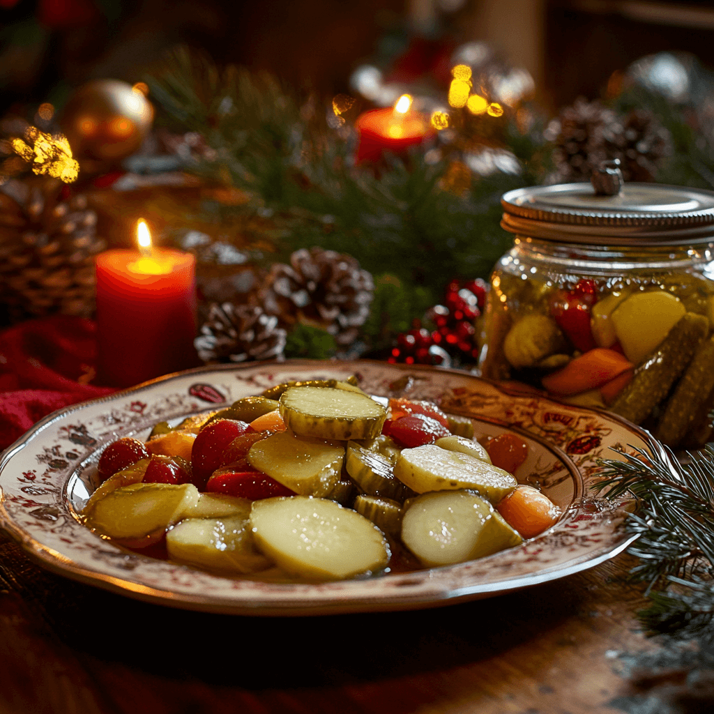 Traditional Bulgarian Christmas Eve dish - pickles